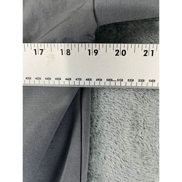 Women's Adidas Gray Full Zip Track Jacket White Stripes Athletic Large exc - Picture 9 of 11